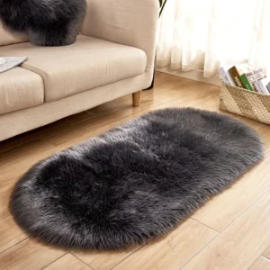 The Monochrome Faux Fur Throw