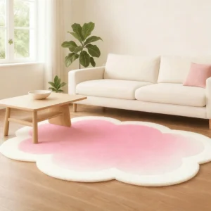 The Sculpt Irregular Plush Rug